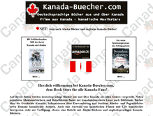 Tablet Screenshot of kanada-buecher.com